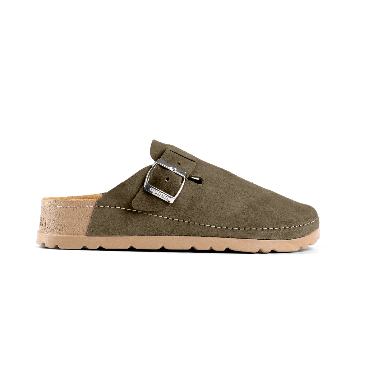 NALLAN Berlin Mocha closed-toe buckle clogs – view 5