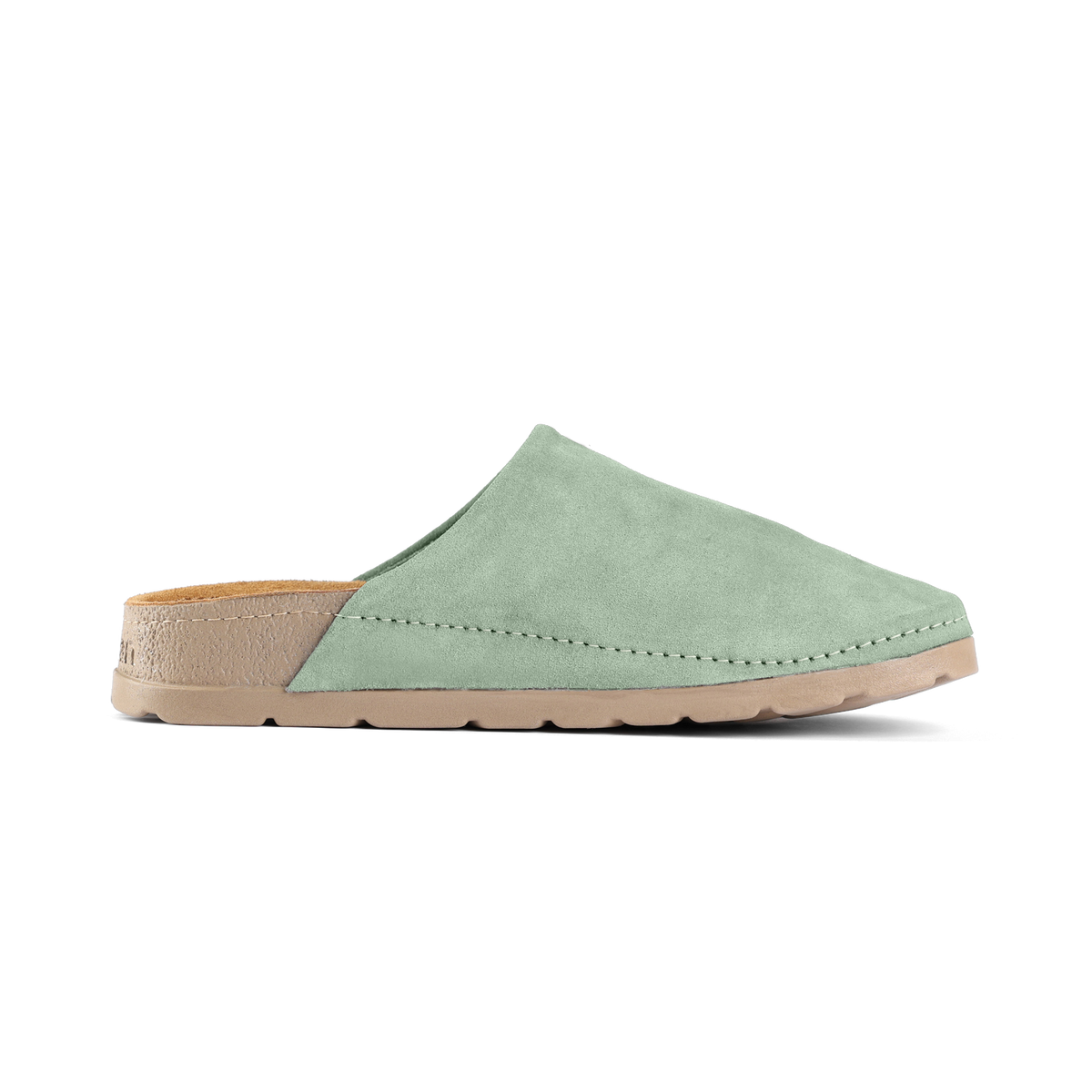 NALLAN Copenhagen Sage suede work clogs – view 6
