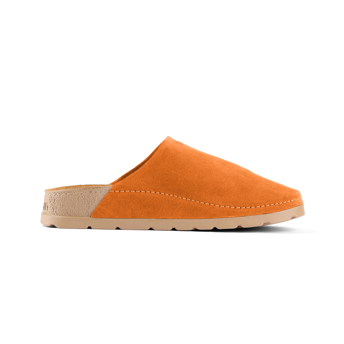 NALLAN Copenhagen Vivid Orange suede work clogs – view 6