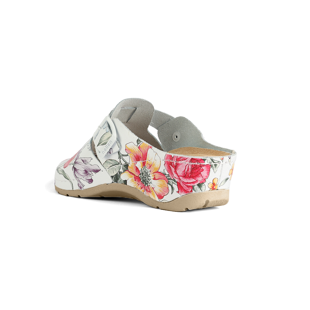 NALLAN Alba BloomMuse beige sole women's clogs – view 3
