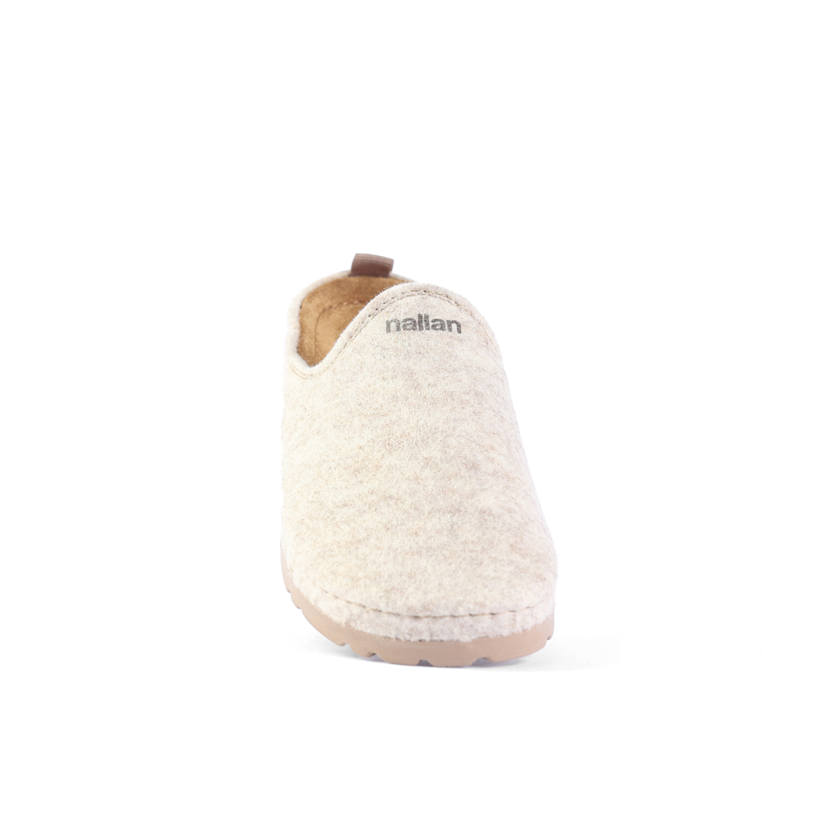 NALLAN Cleopatra Beige women's open-back slip-ons – view 7