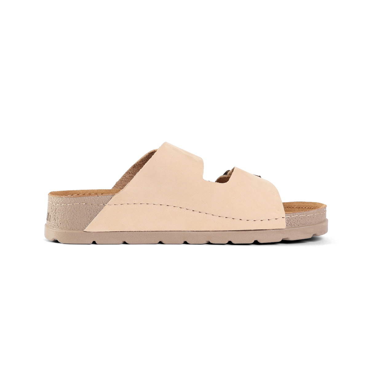 NALLAN Rubik Bisque women's two-strap slides – view 6