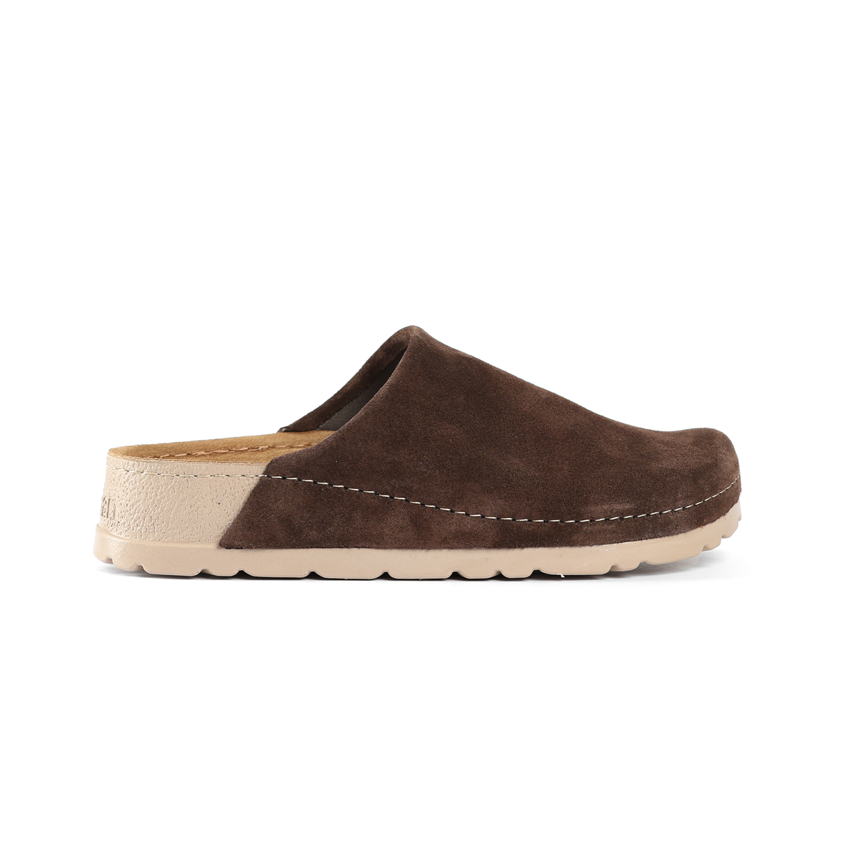 NALLAN Copenhagen Brown suede work clogs – view 5