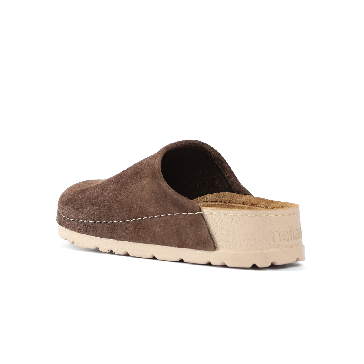NALLAN Copenhagen Brown suede work clogs – view 4