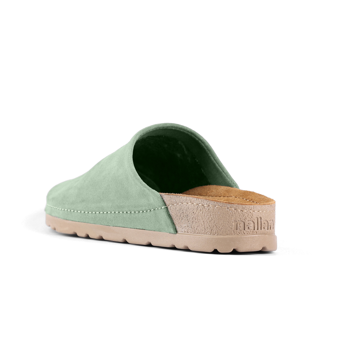 NALLAN Copenhagen Sage suede work clogs – view 4