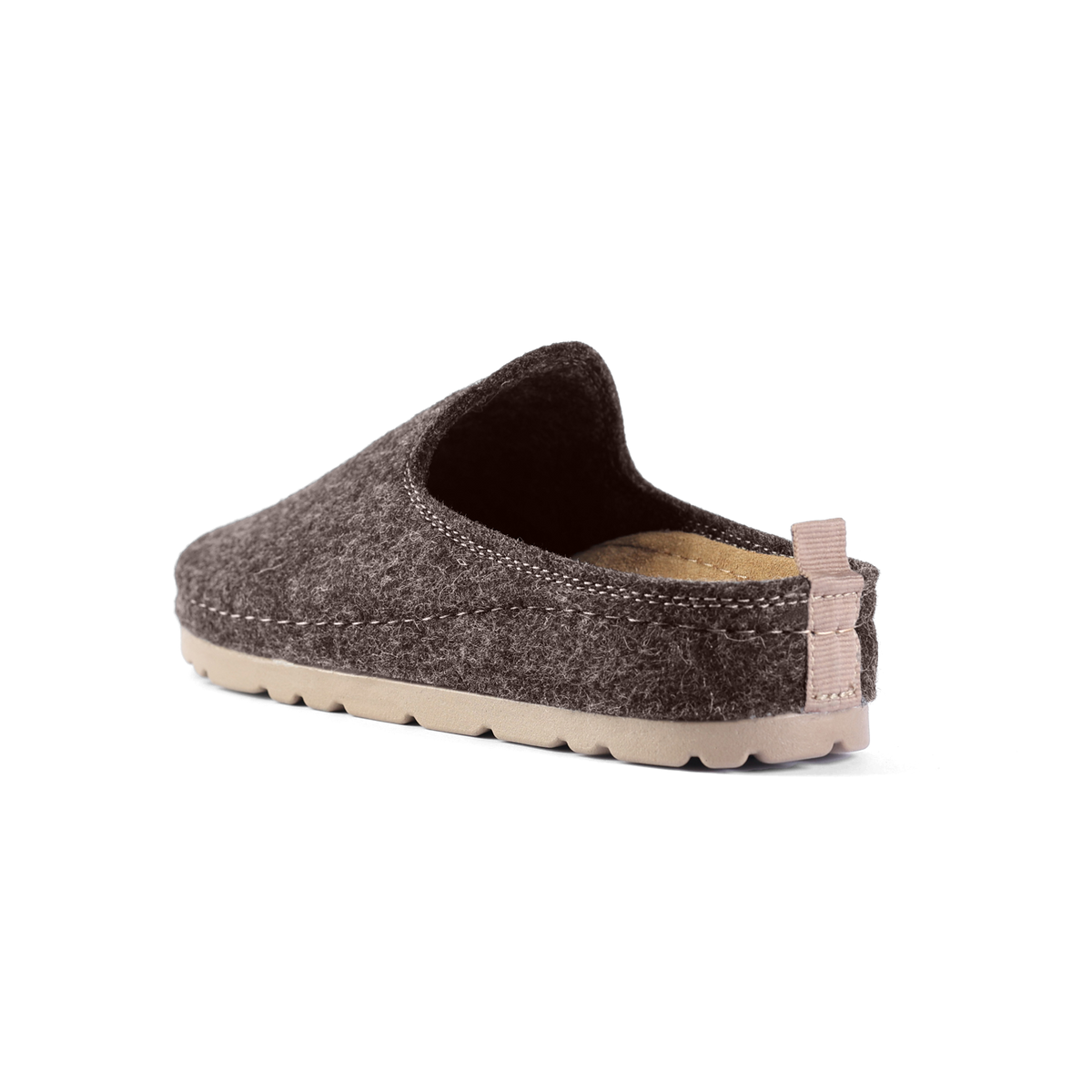 NALLAN Cleopatra Brown women's open-back slip-ons – view 4