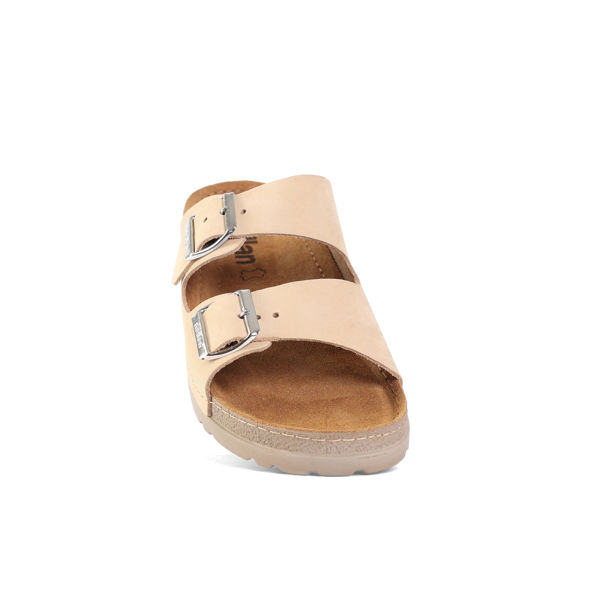 NALLAN Rubik Bisque women's two-strap slides – view 7