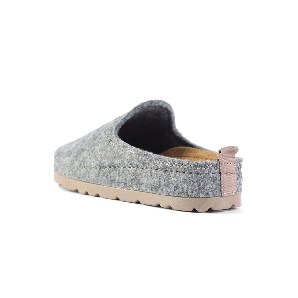 NALLAN Cleopatra Grey Blue women's open-back slip-ons – view 4