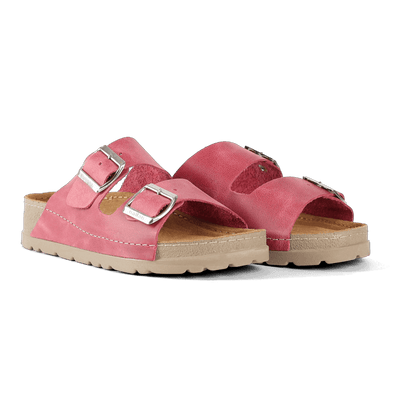 NALLAN Rubik Blus women's two-strap slides
